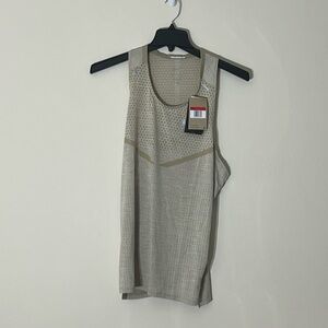 Nike Men’s Running Tank top Beige Patterned Size Large